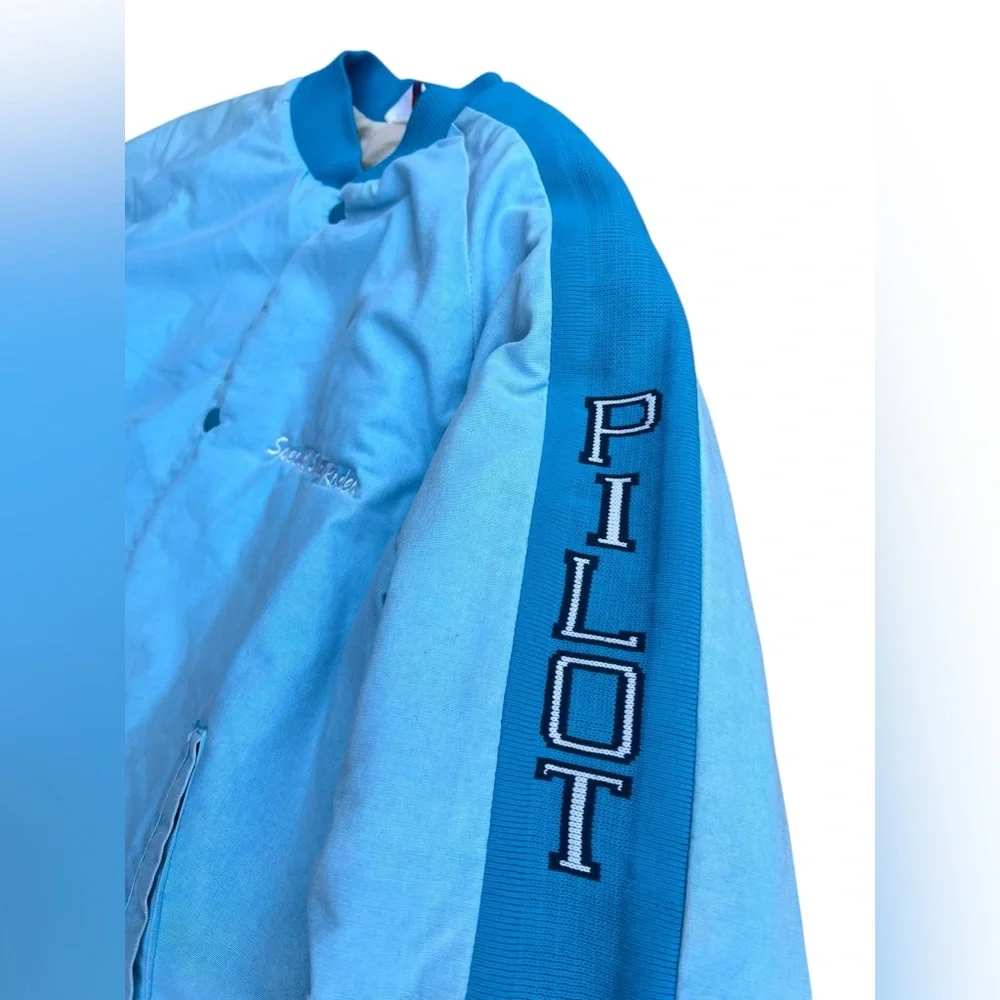 VTG 1992 Hot Air Balloon Fiesta Embroidered M Pilot’s Varsity Jacket‎ USA-Made
